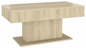 Tavolino da salotto rovere sonoma 96x50x45cm legno multistrato