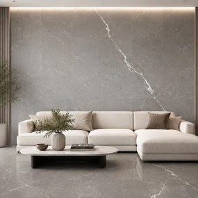 Piastrelle in LTV PVC autoadesive da pavimento parete Set 22 pz 2 mt2 30x30 effetto Marmo Grigio