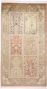 Cashmere Silk Tappeto orientale 80x140 (Indian) Annodato A Mano