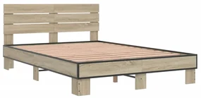 Giroletto rovere sonoma 135x190 cm in legno multistrato metallo