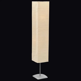 Lampada A Piantana Con Supporto İn Acciaio 135 Cm Beige /