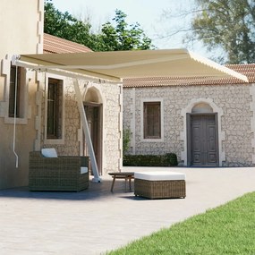 Tenda Da Sole Manuale Autoportante 450x300 Cm Crema /