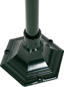 Lampada da esterno classica da terra verde scuro 125 cm IP44 - New Orleans