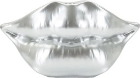 Vaso Mouth Lip Silver Cm 23X8X12