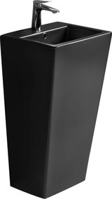 Mexen Liza lavabo a pavimento 44 x 38 cm, nero opaco - 26154470