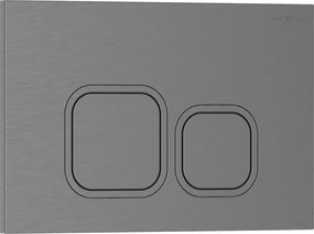 Mexen Tex 03 pulsante di scarico, gun gray spazzolato - 6103-12