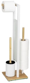 WENKO 26214100 - Set WC RIVALTA 18x70 cm marrone/bianco