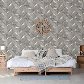 Carta Da Parati Onyx Grigio Scuro /
