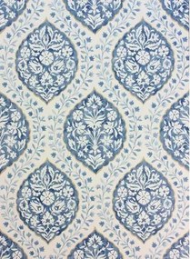 Tapete Marguerite von Nina Campbell - Indigo/ Blue