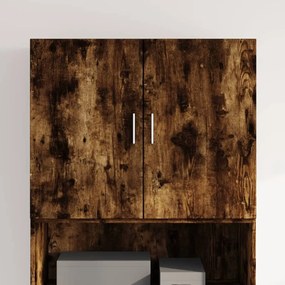 Mobile A Parete Rovere Fumo 80x42,5x64 Cm İn Legno Multistrato /