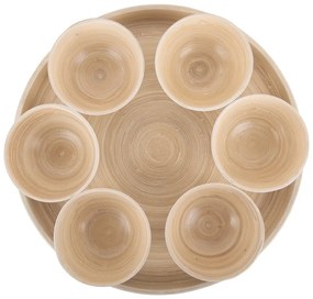 Set da portata in bambù colore naturale ø 32 cm Puro - PT LIVING