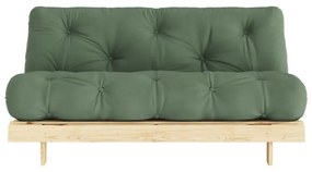 Divano letto verde 160 cm Roots - Karup Design