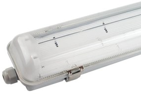 Plafoniera IP66 per 2 tubi LED 120cm - (Unilaterale) - Serie Professional