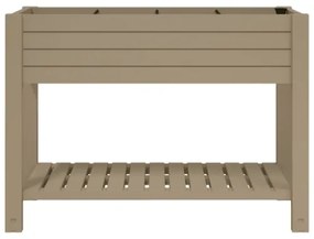 Fioriera da Giardino Marrone Chiaro 110x45x79 cm Polipropilene