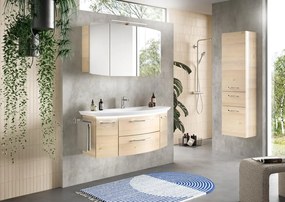 Mobile da bagno sospeso sotto lavabo L 119 x H 48 x P 46.2 cm rovere, 2 cassetti, 2 ante PELIPAL Cassca