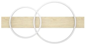 Eglo 901716 - Plafoniera LED BOYAL 2xLED/12W/230V 3000K beige/nero