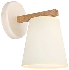 Applique ELLIE 1xE27/15W/230V color crema/quercia