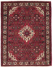 Hamedan Tappeto 120 x 80 Rosso (Iran) Annodato A Mano