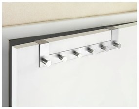 Appendino per porta con 6 ganci in argento Celano - Wenko