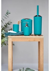 WENKO 21225100 - Scopino WC BRASIL 10x37 cm turchese/cromo lucido