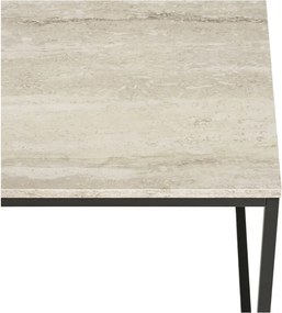 Tavolino con effetto pietra 45x45 cm Vita – House Nordic