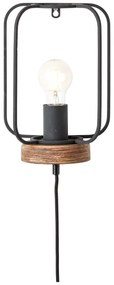 Brilliant - Lampada da parete TOSH 1xE27/52W/230V pioppo