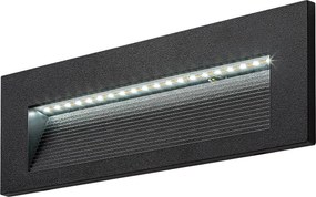 Rabalux 77190 - Applique da parete per esterni KAVALA LED/6W/230V IP65 nera
