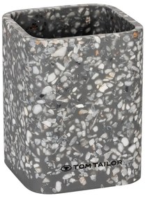 Portaspazzolino in poliresina grigio Tom Tailor T-Terrazzo – Wenko