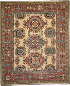 Kazak Tappeto 170 x 240 Beige (Pakistan) Annodato A Mano