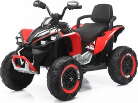 Quad Elettrico per Bambini ATV Safari Gold 24V fino a 60 kg con Telecomando Rosso...