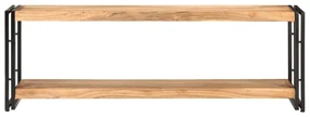 Mobile porta tv 120x30x40 cm in legno massello di acacia