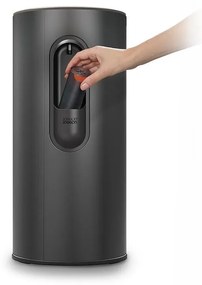 Cestino per la spazzatura nero opaco in metallo con pedale 30 l Arc – Joseph Joseph