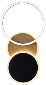 Leuchten Direkt 14116-78 -Plafoniera LED SEVENT LED/25,5W/230V nero/marrone