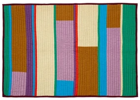Pavilion Plaid Block Burgundy/Multi - Hübsch