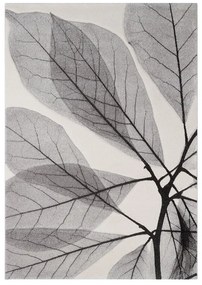 Tappeto Leaves natura beige chiaro, L 190 x L 133 cm