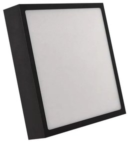 Plafoniera LED LED/21W/230V 3000/3500/4000K 22,5x22,5 cm nera