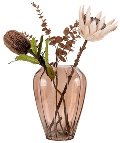 Vaso in vetro marrone (altezza 29 cm) - House Nordic