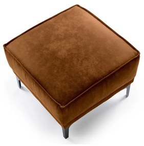 Sgabello in similpelle marrone cognac Copenhagen - Scandic