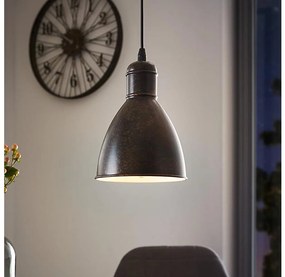 Eglo 49492 - Lampadario PRIDDY 1 1xE27/60W/230V