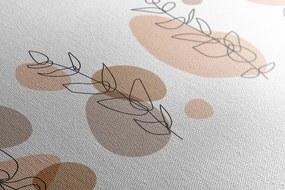 Stampa su tela – Natura morta minimalista di piantine