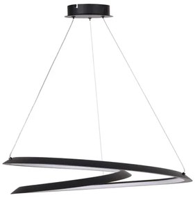 Lampadario LED a sospensione con filo TANGO LED/44W/230V 4000K diametro 60 cm nero