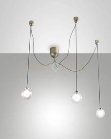 Blog led  sospensione oro opaco 3 luci 3472-47-225