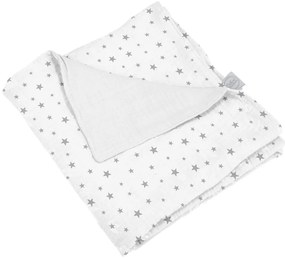 Coperta per neonati in mussola bianca 75x75 cm - Bébé Douceur