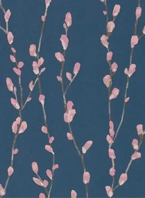 Florale Tapete Salice von Harlequin - Rose/ Navy
