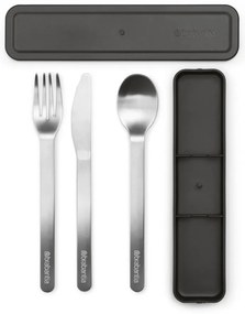 Set di posate da viaggio argentato in acciaio inox 3 pz Make & Take - Brabantia