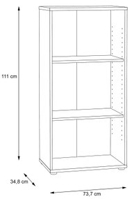 Libreria URAN rovere Artisan