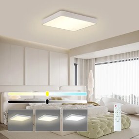 Brilagi - Lampada LED dimmerabile POOL SQUARE LED/36W/230V 3000-6000K 40x40 cm bianco+D