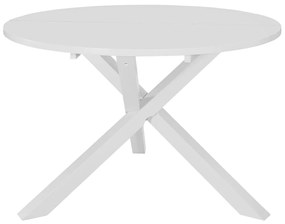 Set per sala da pranzo 5 pz in mdf bianco