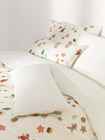 Copripiumino in cotone percalle di design Cookies di Kera Till
