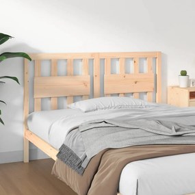 Testiera Per Letto 145,5x4x100 Cm İn Legno Massello Di Pino /